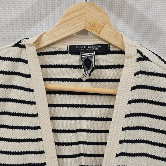 Scotch & Soda Womens‎ Stripe Cardigan Jacket - P'tite - Picture 2 of 5